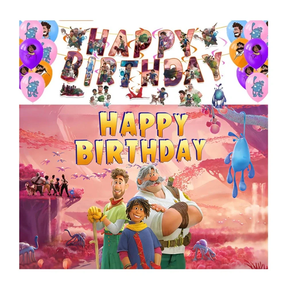 Strange World Complete Birthday Party Tableware & Decor, Set for 10